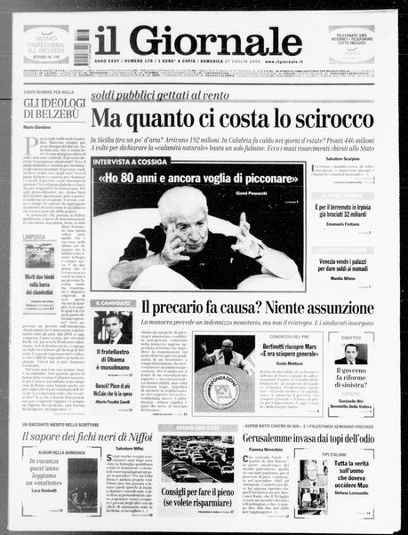 Il giornale : quotidiano del mattino